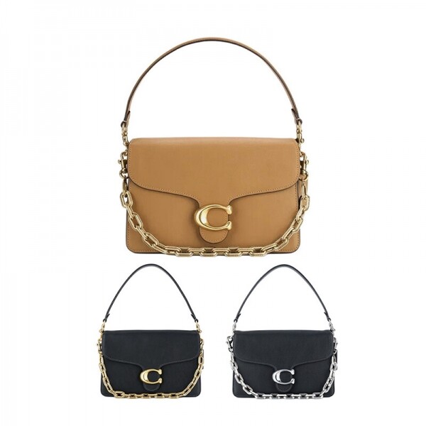 위핑,COACH Chain Tabby 26 Crossbody Shoulder Bag CAF52 Black Outlet