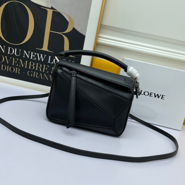 위핑,로에베 LOEWE MINI PUZZLE 클래식 모던 숄더 크로스백 18*12.5*8cm