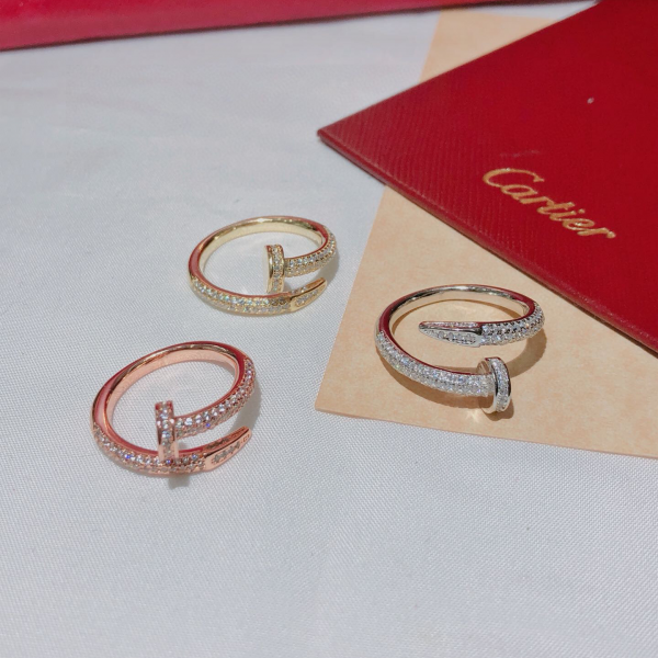 위핑,까르띠에 Cartier 큐빅 오픈 반지 프리