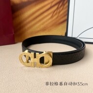 페라가모 Ferragamo 패션 엠보 남성 자동 벨트 3.5cm