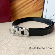 페라가모 Ferragamo 패션 엠보 남성 자동 벨트 3.5cm