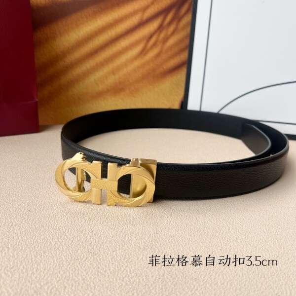 위핑,페라가모 Ferragamo 모던 심플 남성 자동 벨트 3.5cm