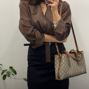 구찌 GG 엠블럼 스몰 토트백