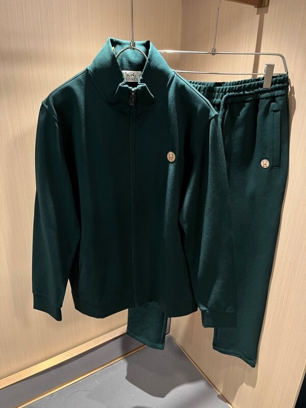 위핑,에르메스 Hermès 남성 클래식 캐주얼 긴팔 팬츠 세트