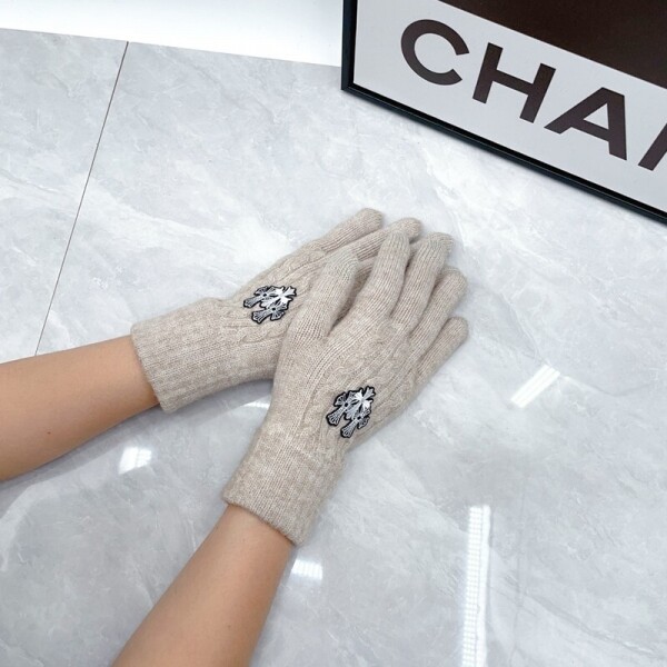 위핑,크롬하츠 Chrome Hearts 십자가 로고 남녀 니트 장갑