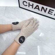 캐나다구스 Canada Goose 심플 클래식 로고 남녀 니트 장갑