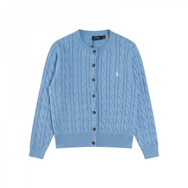 위핑,폴로 랄프로렌 RALPH LAUREN 자수 로고 긴팔 니트 카디건 톱