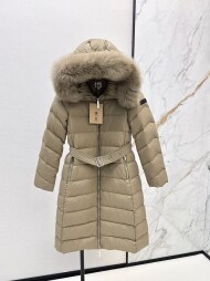 버버리 BURBERRY 모던 후드 롱 다운 점퍼
