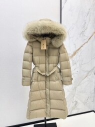 버버리 BURBERRY 후드 롱 패딩 코트