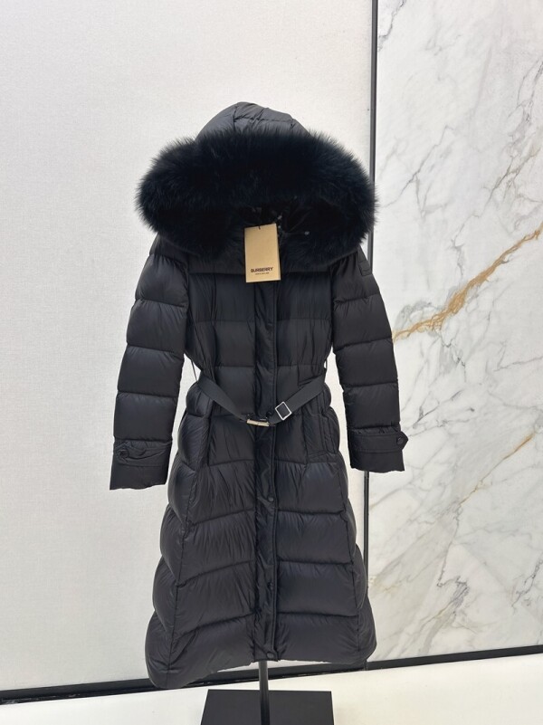 위핑,버버리 BURBERRY 후드 롱 패딩 코트