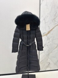 버버리 BURBERRY 후드 롱 패딩 코트