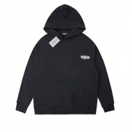 발렌시아가 BALENCIAGA 트렌디한 빈티지 디자인 캐주얼 커플 후드티셔츠