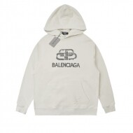발렌시아가 BALENCIAGA 트렌디한 빈티지 디자인 캐주얼 커플 후드티셔츠