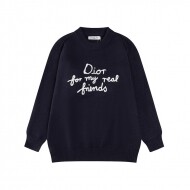 디올 DIOR 로고 자수 모던 캐주얼 니트