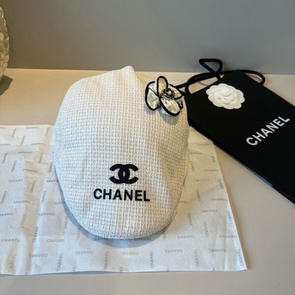 위핑,샤넬 CHANEL 입체 꽃클래식 로고 여성 베레모