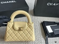 샤넬 CHANEL kelly 클래식 더블 C 토트백 체인 숄더백 옐로우