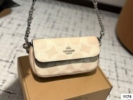 코치 Coach 모던 심플 플랩 메신저백
