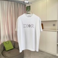 디올 DIOR 로고 프린트 패션 캐주얼 커플 반팔 티셔츠