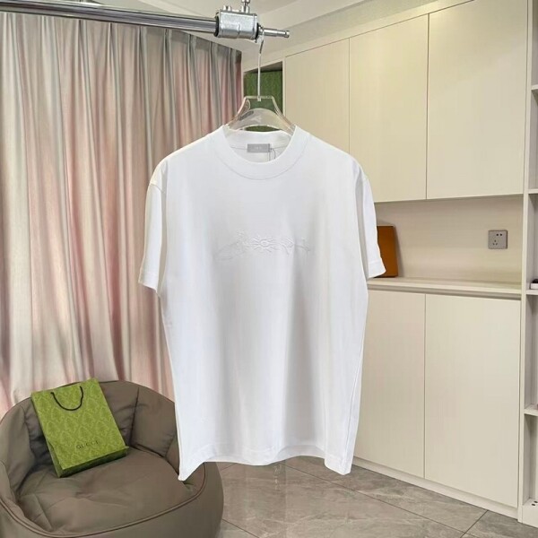 위핑,디올 DIOR 로고 프린트 패션 캐주얼 커플 반팔 티셔츠