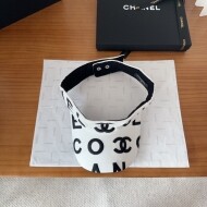 베르사체 Versace 레터링 자카드 심플 아웃도어 커플 버킷햇
