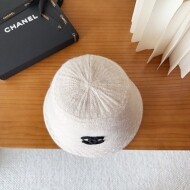 샤넬 CHANEL 클래식 로고 니트 커플 버킷햇