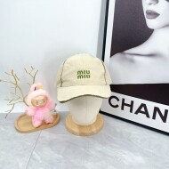 미우미우 MIU MIU 레터링 자수 패션 커플 스냅백