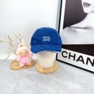 미우미우 MIU MIU 레터링 자수 패션 커플 스냅백