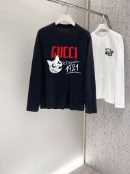 구찌 GUCCI 모던 클래식 심플 캐주얼 긴팔 티셔츠 남녀공용