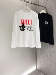구찌 GUCCI 모던 클래식 심플 캐주얼 긴팔 티셔츠 남녀공용