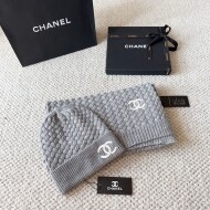 샤넬 CHANEL 컴포트 비니+니트워머 세트