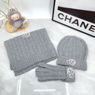 몽클레르 MONCLER 아웃도어비니+니트머플러+장갑 세트