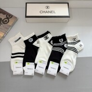샤넬 CHANEL 심플 캐주얼 아웃도어 남여 발목양말