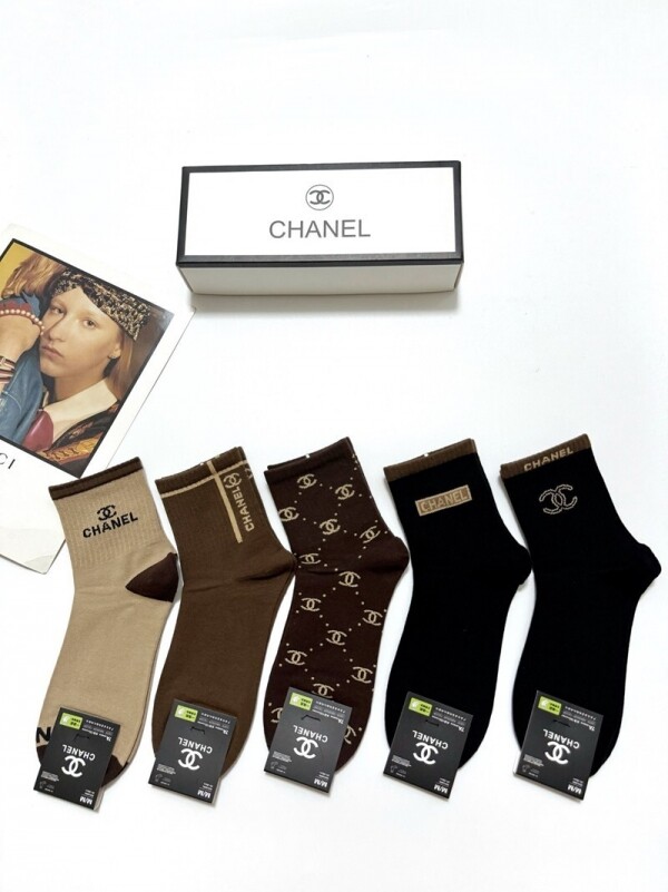 위핑,샤넬 CHANEL 신상 모던 스트레치 남녀 발목양말
