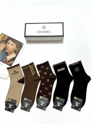 샤넬 CHANEL 신상 모던 스트레치 남녀 발목양말