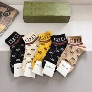 구찌 GUCCI 사계절 입기 순면스판 남녀 발목양말