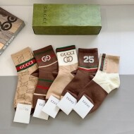 구찌 GUCCI 사계절 입기 순면스판 남녀 발목양말
