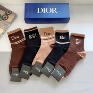 디올 DIOR 스포티 스판 캐주얼 남녀 발목양말