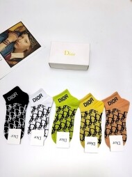 디올 DIOR 스포티 스판 캐주얼 남녀 발목양말