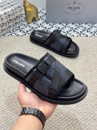 프라다 PRADA 캐주얼 아웃도어 심플 남성 슬리퍼
