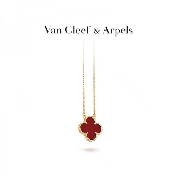 위핑,반클리프앤아펠 클리프 Van Cleef Arpels 반 앤 아펠 스윗 알함브라 카넬리안 목걸이