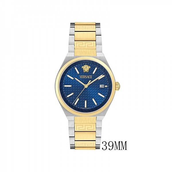 위핑,베르사체 다채로운 남성용 아날로그 시계 V-auria VE0F00325