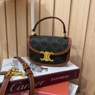 셀린느 베사체 미니 탑핸들 크로스백