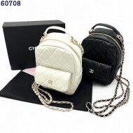 샤넬 크루즈 컬렉션 캐비어 탑핸들 미니 백팩