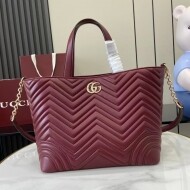 구찌 GUCCI Marmont 모던 GG 버킷백 토트백