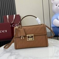 구찌 GUCCI Padlock 모던 GG 프린팅 엠보 토트백