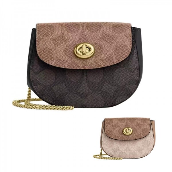 위핑,코치 여성 턴락 퀼티드 체인 카드케이스 크로스백 CZ474