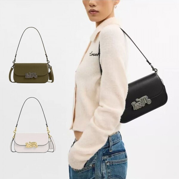 위핑,코치 하퍼 숄더백 블랙 CCE65