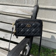 디올 카로 더블 파우치 크로스백