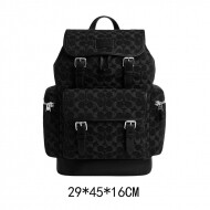 코치 시그니처 데님 스프린트 백팩 CAJ57