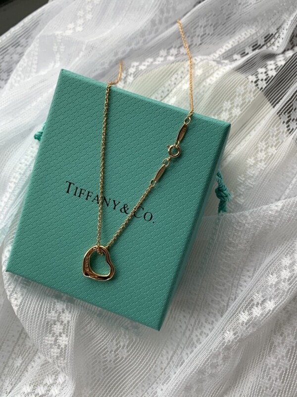 위핑,티파니 오픈 하트 펜던트 목걸이